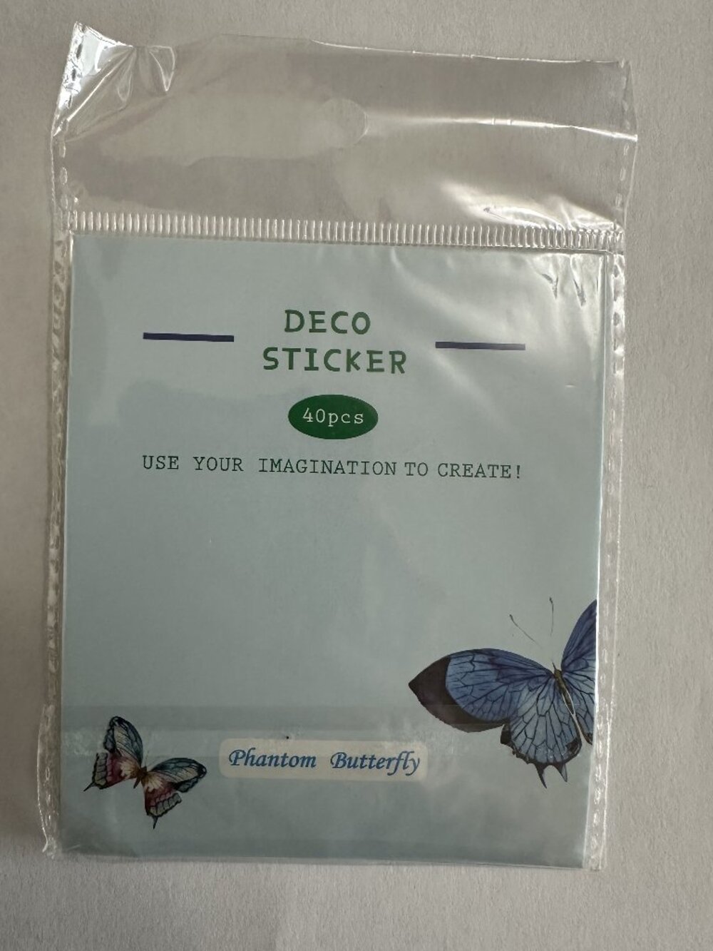 Blue Butterfly Deco Sticker Pack - Picture 4 of 4